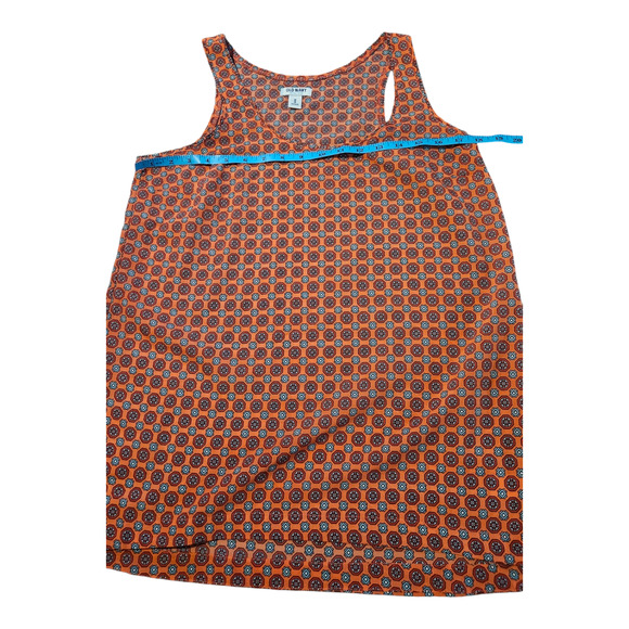Old Navy Medium Orange Sleeveless Shirt - Picture 6 of 7
